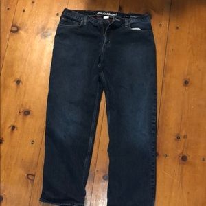 Eddie Bauer flannel lined jeans 36W 30L.